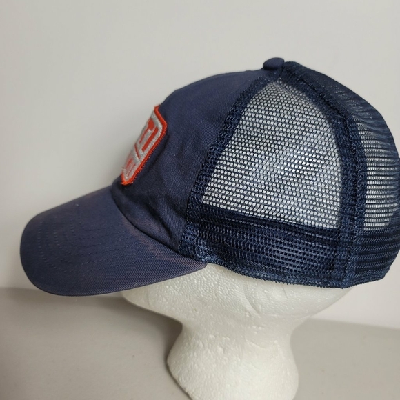 YETI Trucker Hat Navy Blue with Patch Snapback Cap - Picture 5 of 8